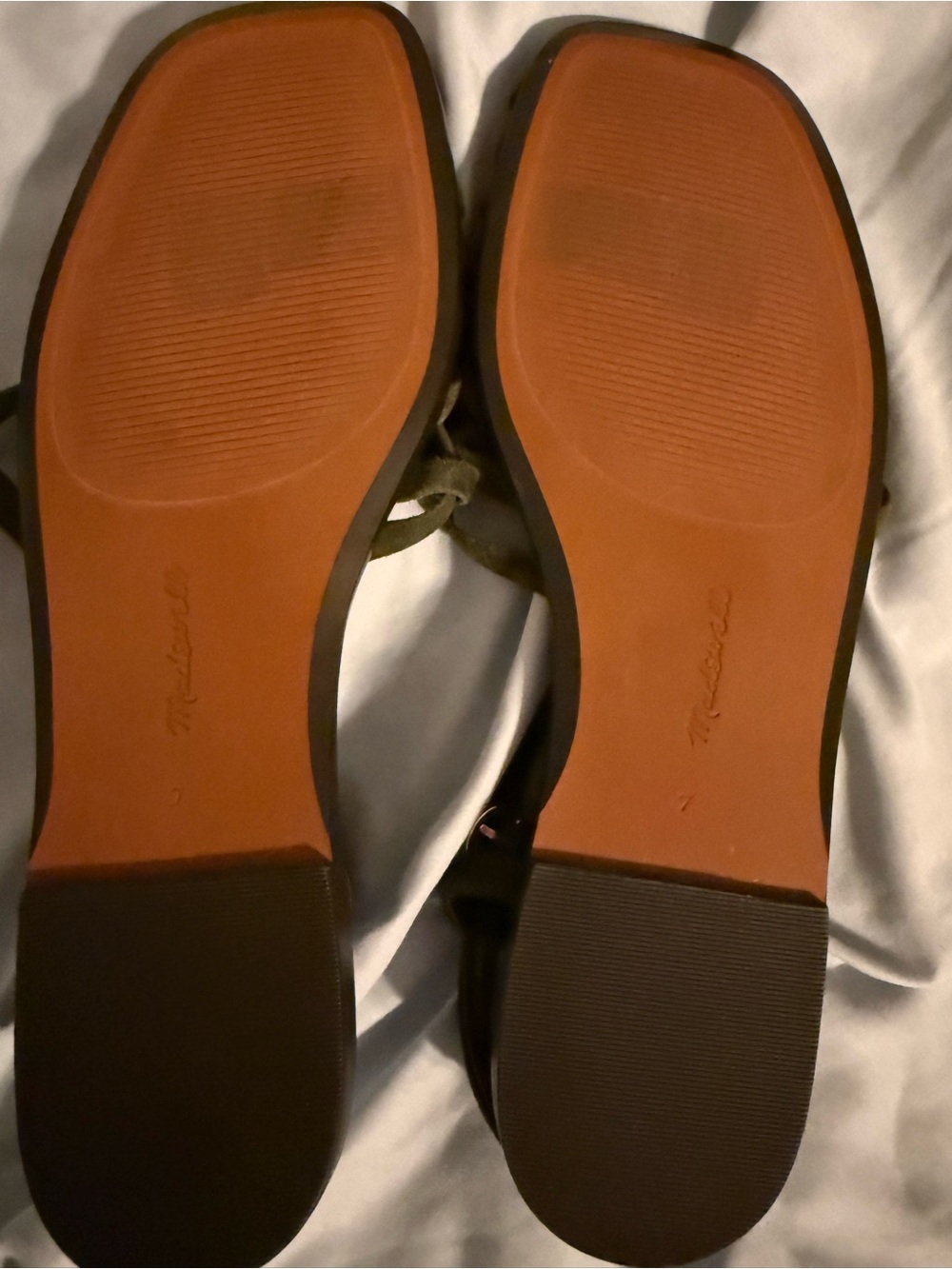 Madewell Milano Fisherman Olive Green Strappy Sandals - Picture 4 of 4